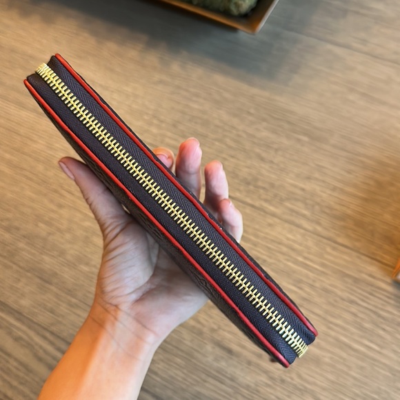 Louis Vuitton Clémence Wallet - Navy/Red - Picture 5 of 13